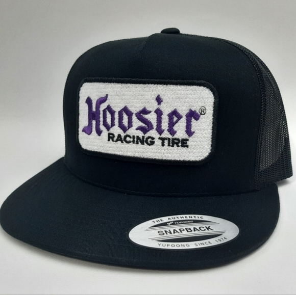 Accessories - HOOSIER Retro Vintage Style Patch Trucker Hat Cap Racing Tires NHRA Classic Cars
